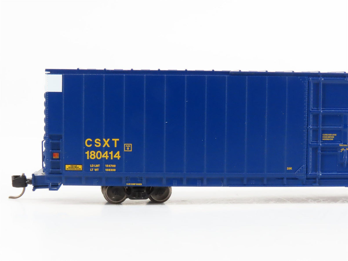 N Scale Bluford Shops 86625 CSX B&amp;O 86&#39; Quad Door Box Car 180414