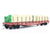 HO Scale Athearn PRR Pennsylvania Flat Car #425500 w/ Custom Lumber Load