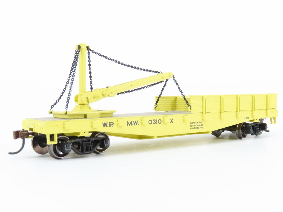 HO Scale Athearn WP Western Pacific MOW Derrick Car #0310X