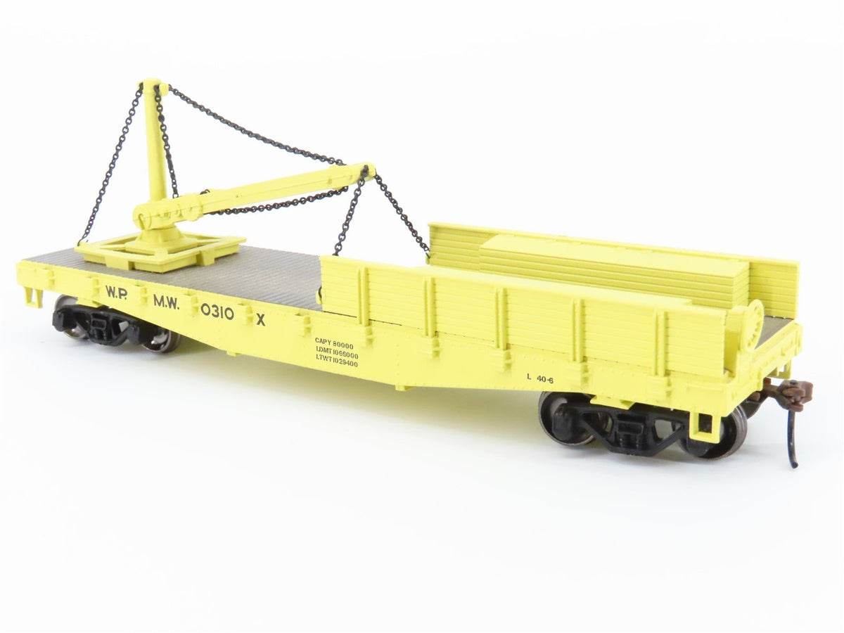HO Scale Athearn WP Western Pacific MOW Derrick Car #0310X