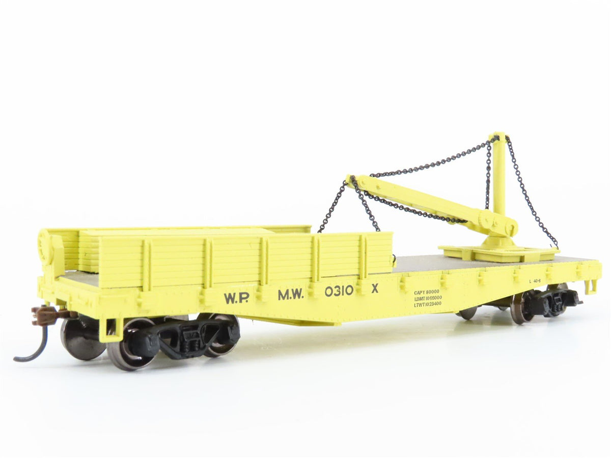 HO Scale Athearn WP Western Pacific MOW Derrick Car #0310X