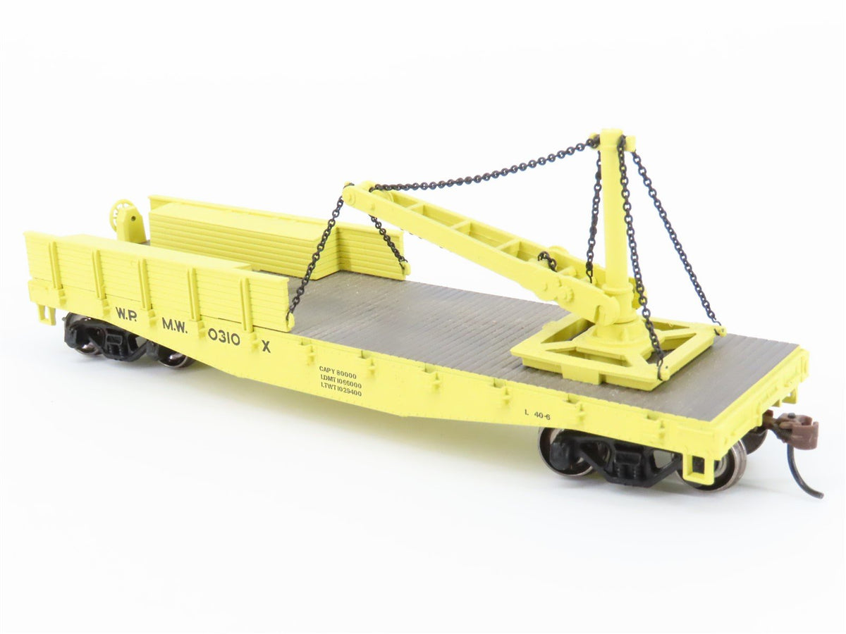 HO Scale Athearn WP Western Pacific MOW Derrick Car #0310X