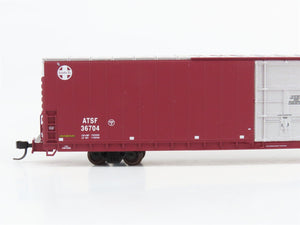 N Bluford Shops 86362 ATSF Santa Fe 86' Double Door Auto Parts Box Car 36704