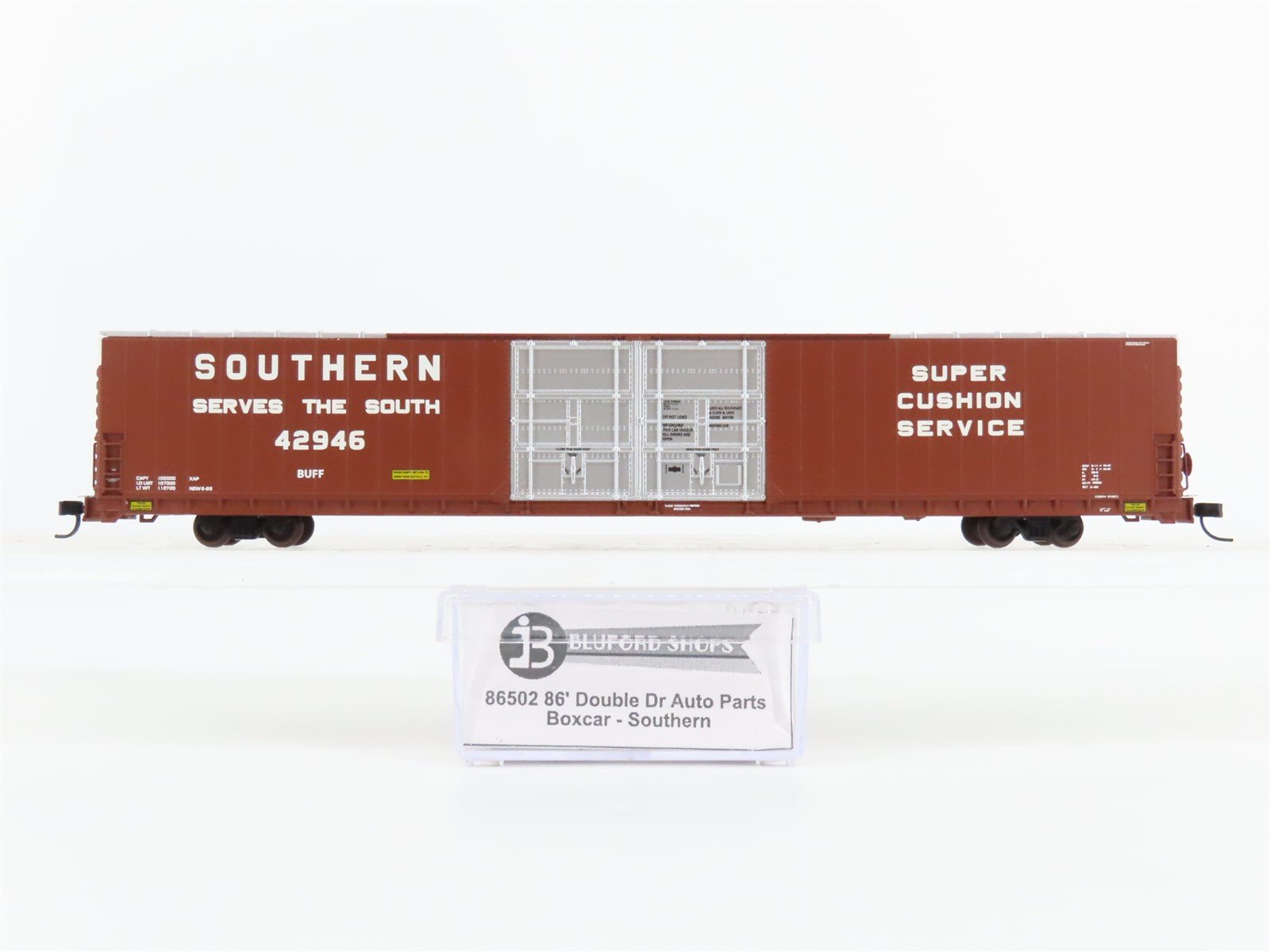 N Bluford Shops 86502 SR Southern Railway 86' Auto Parts Box Car 42946
