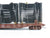 LOT of 2 HO Scale MILW Milwaukee Road Flat Cars #65637 w/ Custom Loads