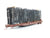 LOT of 2 HO Scale MILW Milwaukee Road Flat Cars #65637 w/ Custom Loads