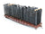 LOT of 2 HO Scale MILW Milwaukee Road Flat Cars #65637 w/ Custom Loads