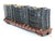 LOT of 2 HO Scale MILW Milwaukee Road Flat Cars #65637 w/ Custom Loads