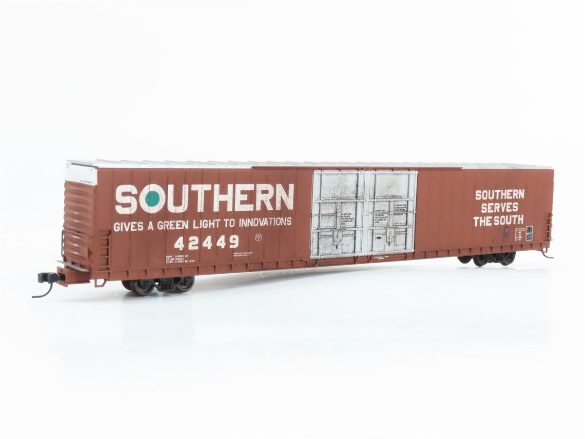N Scale Bluford Shops 86152 SR Southern Railway 86&#39; Auto Parts Box Car 42449