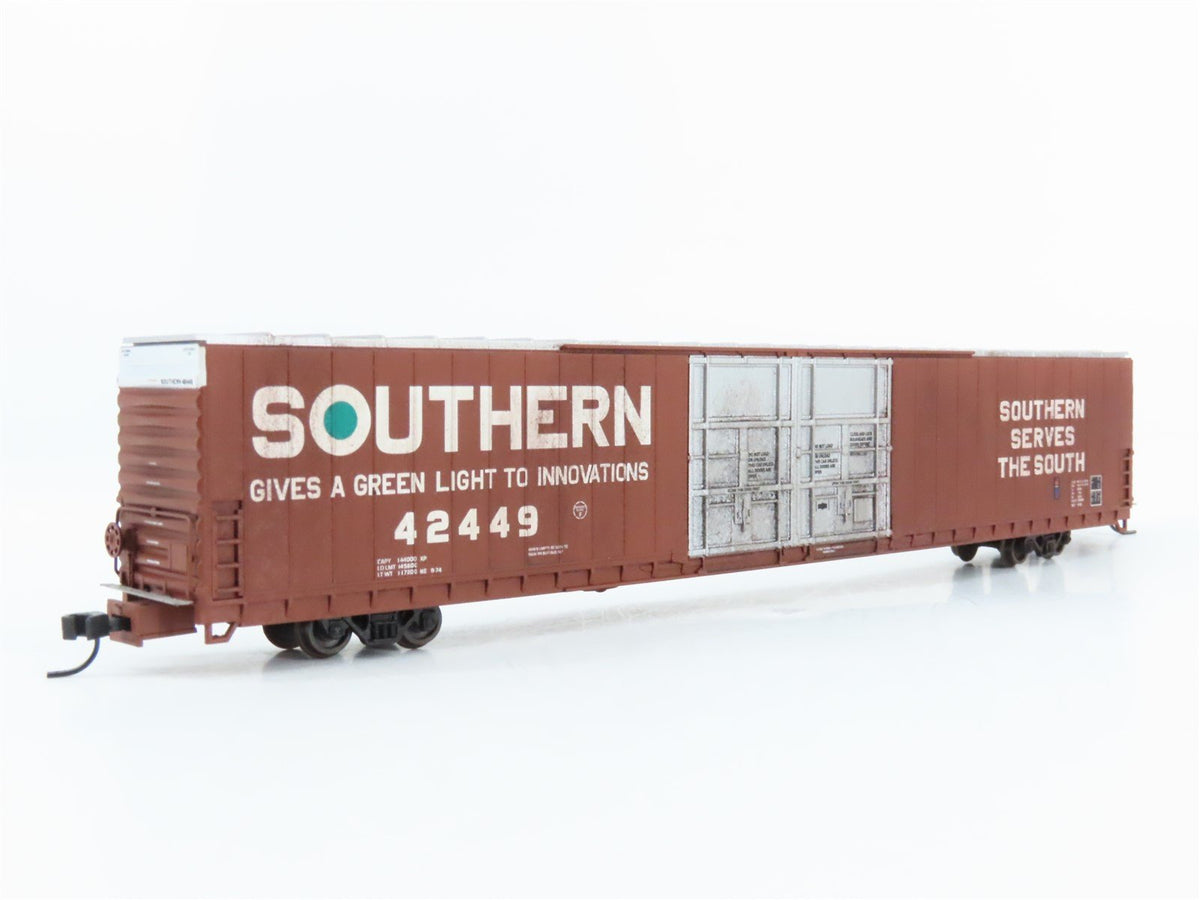 N Scale Bluford Shops 86152 SR Southern Railway 86&#39; Auto Parts Box Car 42449