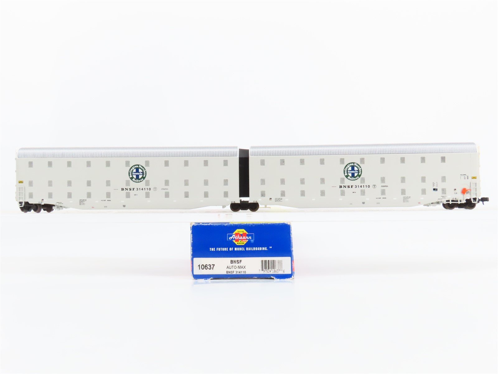 N Scale Athearn 10637 BNSF Santa Fe Auto-Max Car Carrier 314110