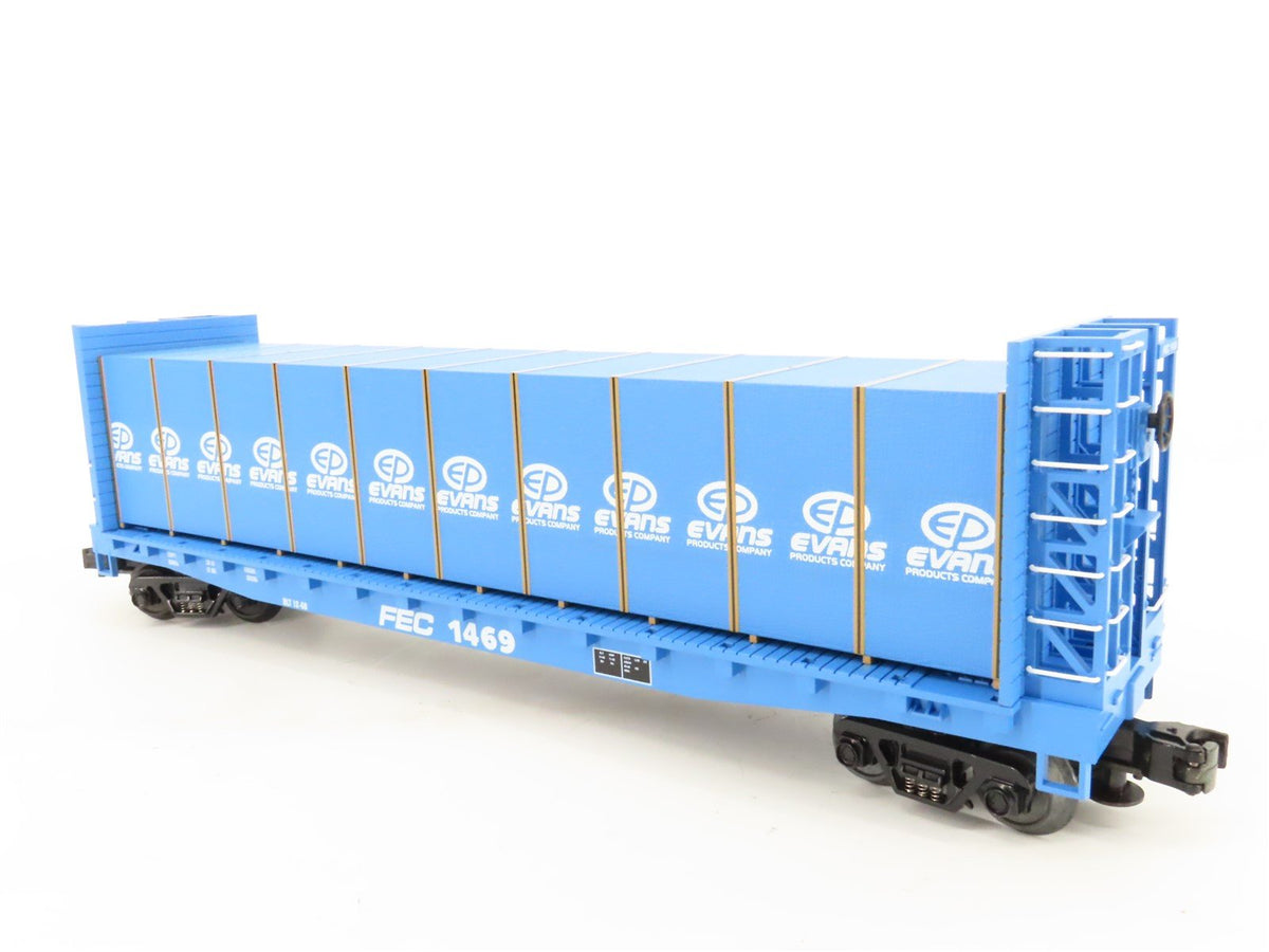 O Gauge 3-Rail MTH 20-98112 FEC Florida East Coast Bulkhead Flat Car 1469 w/Load
