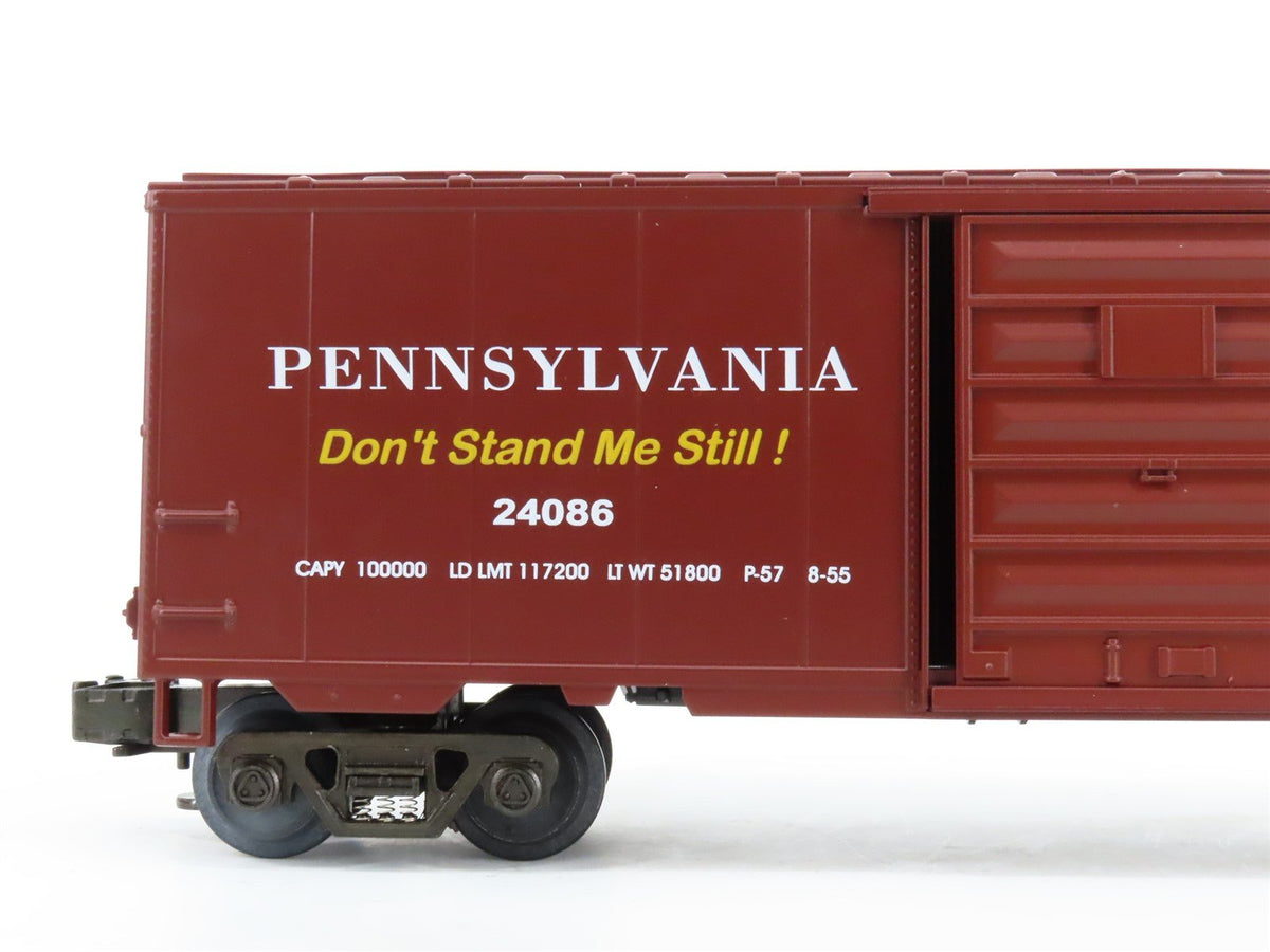 O Gauge 3-Rail MTH MT-9302L PRR &quot;Merchandise Service&quot; 40&#39; Box Car #24086