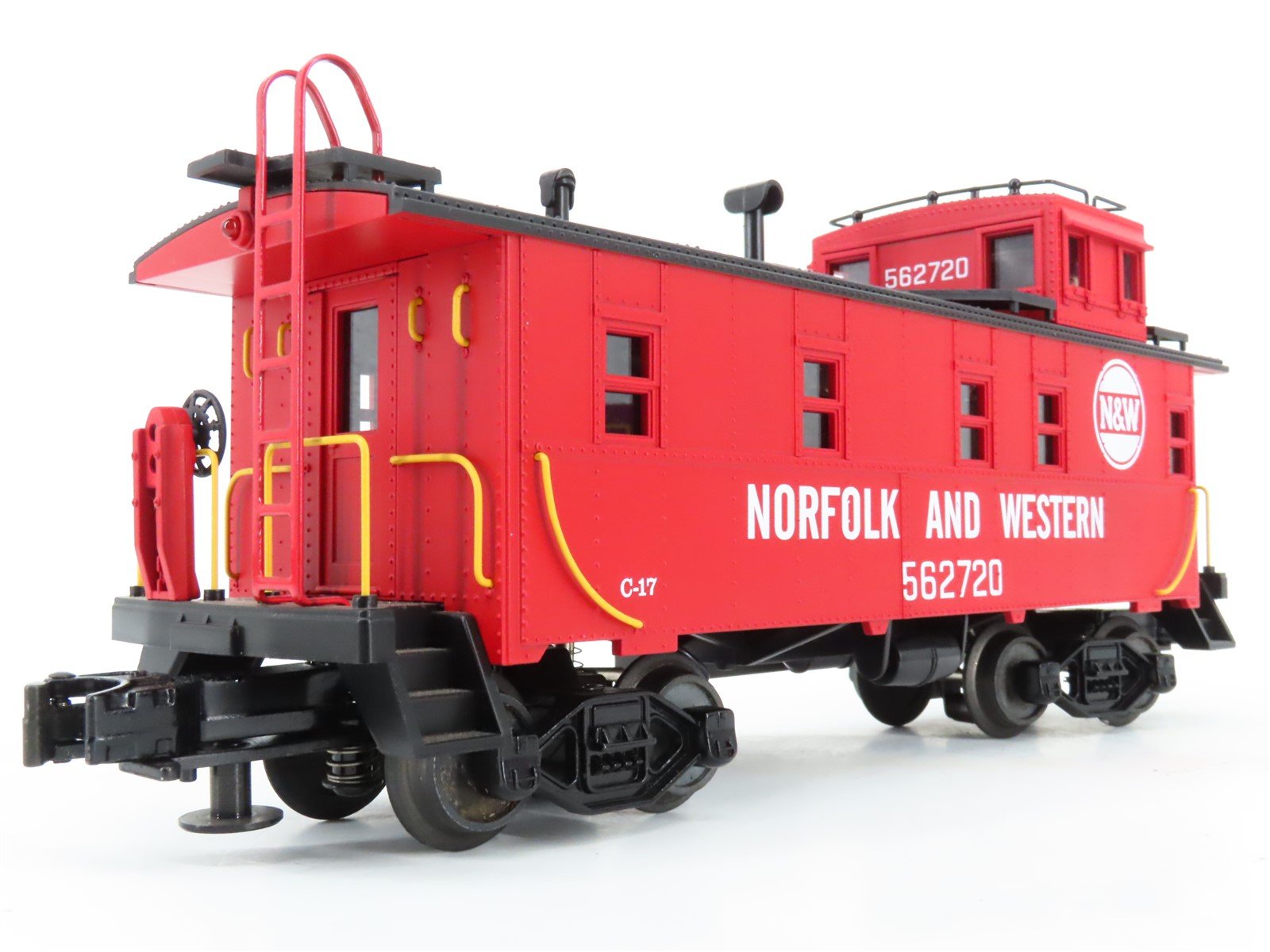 O Gauge 3-Rail MTH 20-91027 N&W Norfolk & Western Offset Cupola Caboose #562720
