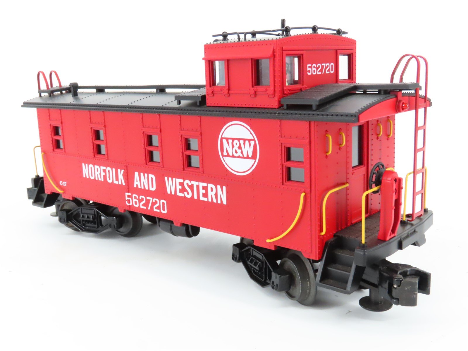 O Gauge 3-Rail MTH 20-91027 N&W Norfolk & Western Offset Cupola Caboose #562720