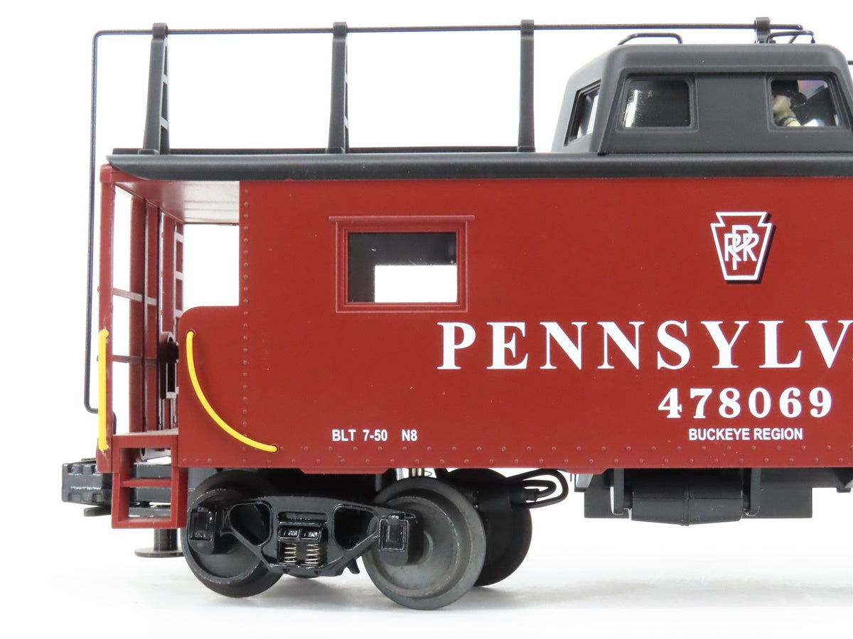 O Gauge 3-Rail MTH 20-91014 PRR Pennsylvania N-8 Center Cupola Caboose #478069