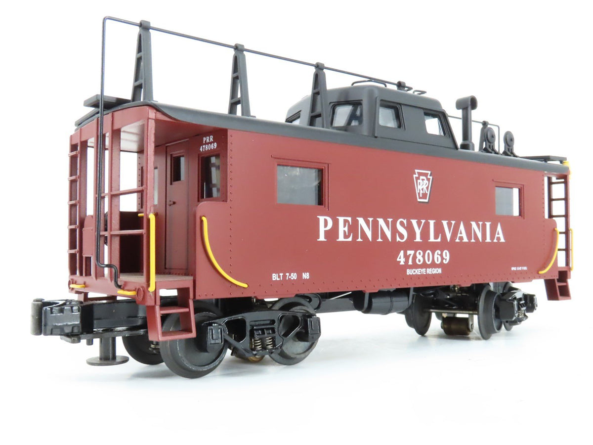 O Gauge 3-Rail MTH 20-91014 PRR Pennsylvania N-8 Center Cupola Caboose #478069