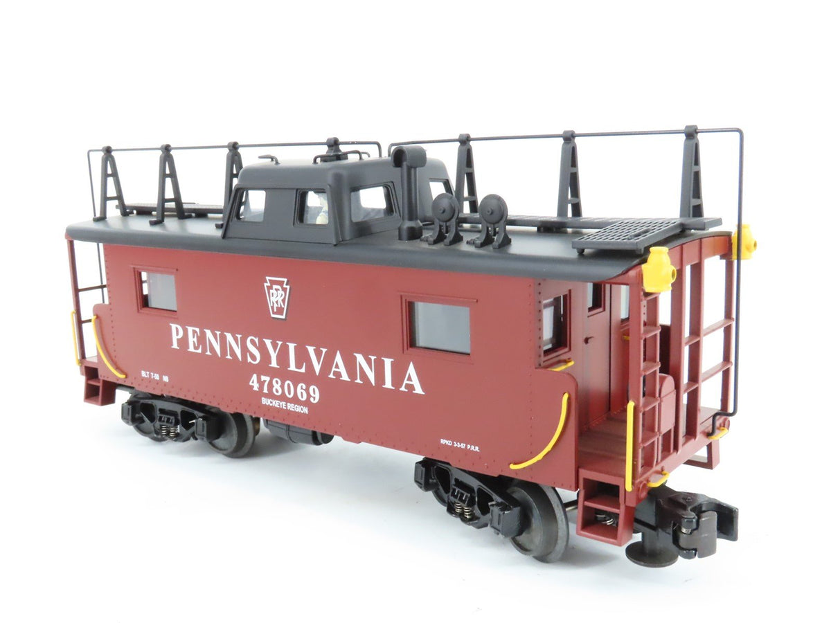 O Gauge 3-Rail MTH 20-91014 PRR Pennsylvania N-8 Center Cupola Caboose #478069