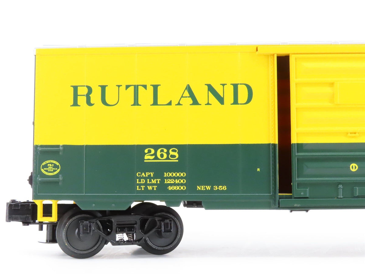 O Gauge 3-Rail MTH 20-93149 RUT Rutland &quot;Green Mt. Gateway&quot; 40&#39; Box Car #268