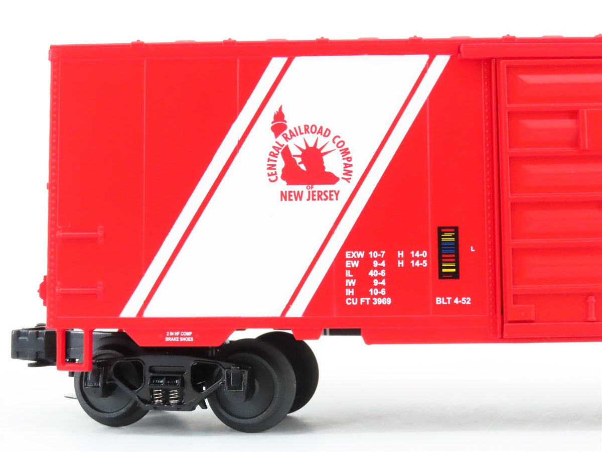 O Gauge 3-Rail MTH 20-93119 CNJ Jersey Central 40&#39; Single Door Box Car #20924