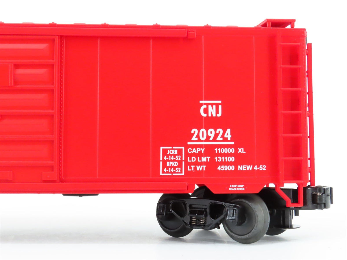 O Gauge 3-Rail MTH 20-93119 CNJ Jersey Central 40&#39; Single Door Box Car #20924