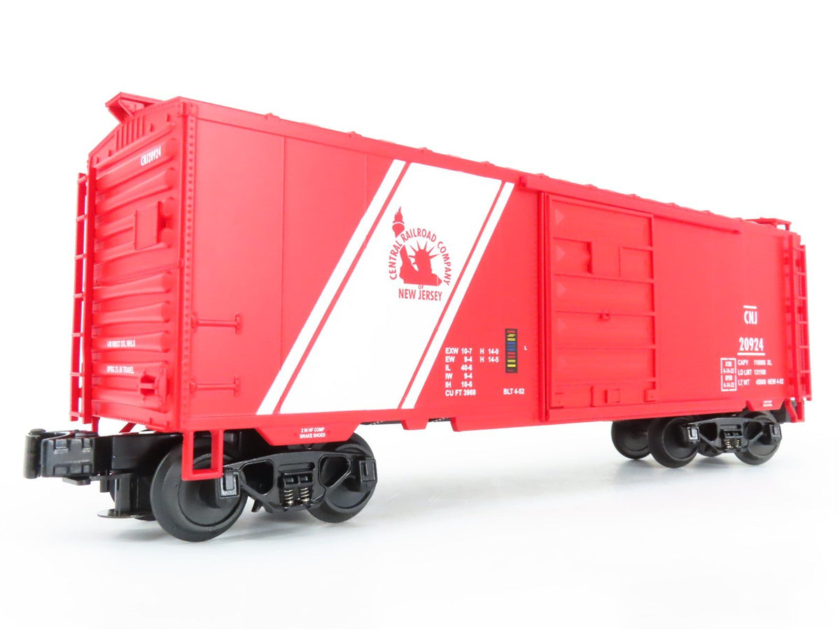 O Gauge 3-Rail MTH 20-93119 CNJ Jersey Central 40&#39; Single Door Box Car #20924