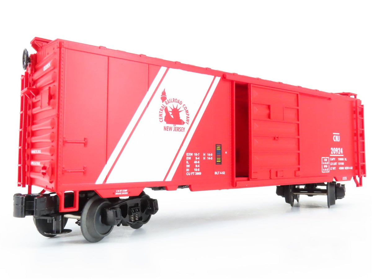 O Gauge 3-Rail MTH 20-93119 CNJ Jersey Central 40&#39; Single Door Box Car #20924