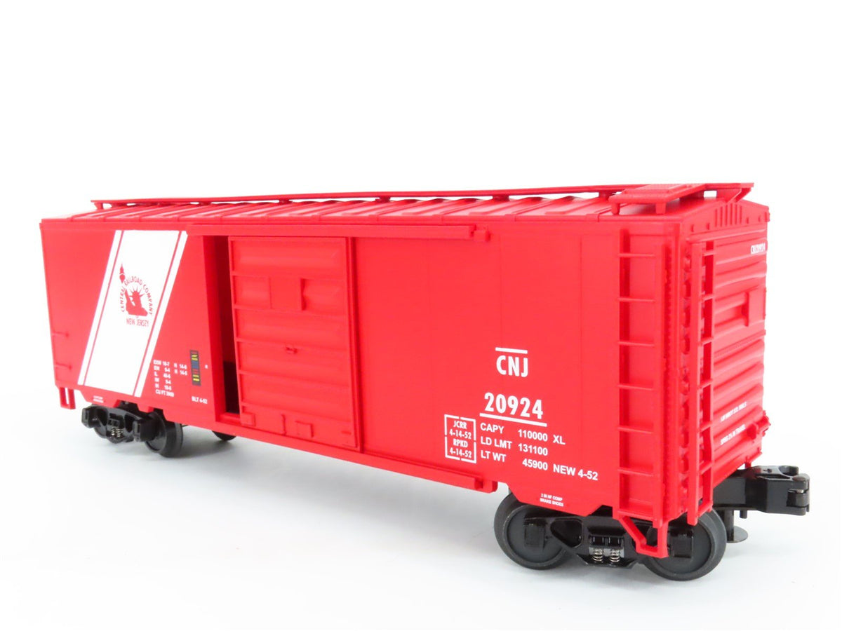 O Gauge 3-Rail MTH 20-93119 CNJ Jersey Central 40&#39; Single Door Box Car #20924