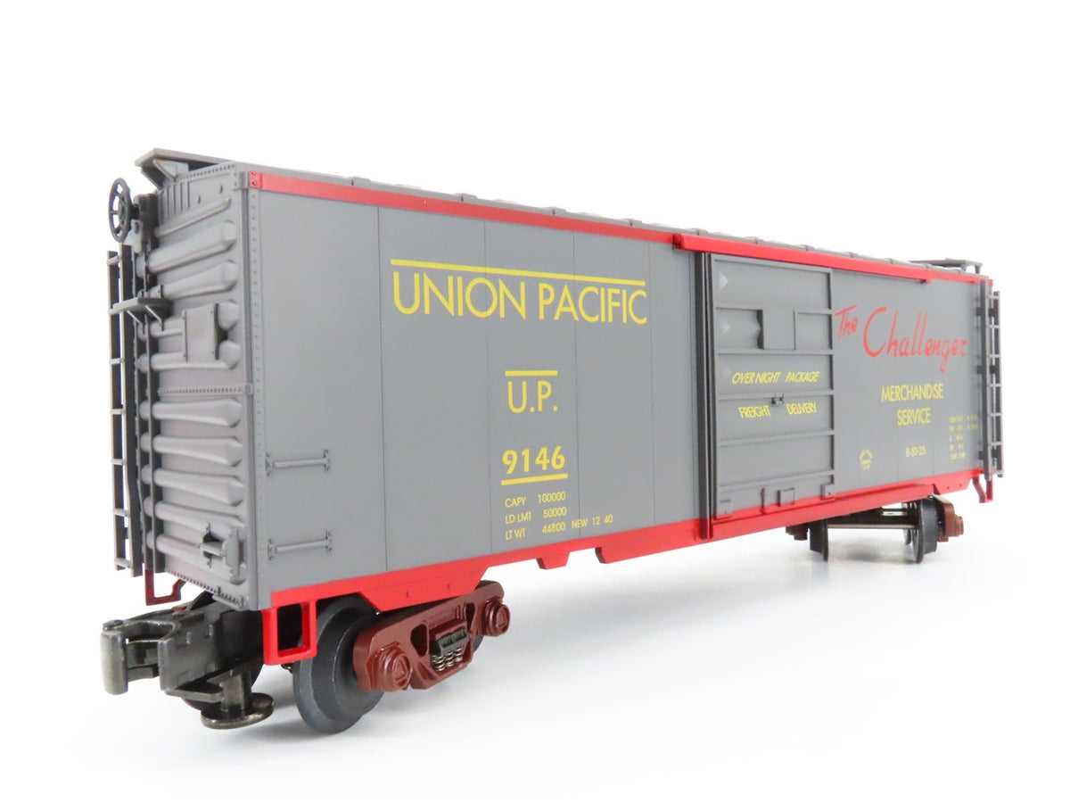 O Gauge 3-Rail MTH MT-9301L UP Union Pacific &quot;The Challenger&quot; 40&#39; Box Car #9146