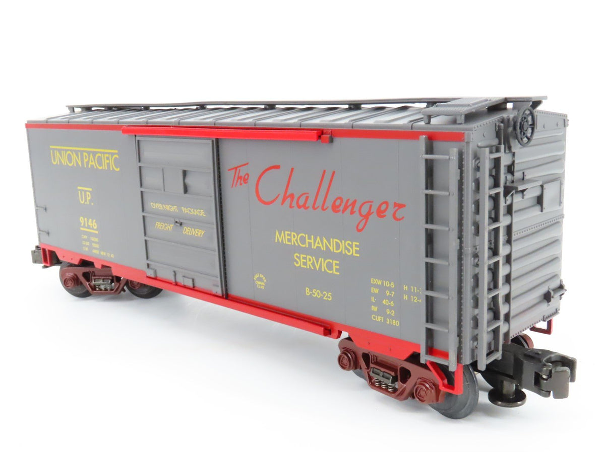 O Gauge 3-Rail MTH MT-9301L UP Union Pacific &quot;The Challenger&quot; 40&#39; Box Car #9146