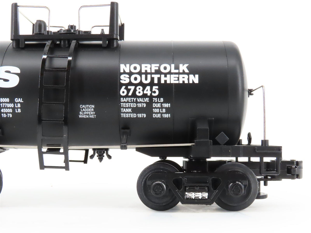 O Gauge 3-Rail MTH 20-9600L NS Norfolk Southern 8,000 Gallon Tank Car #67845