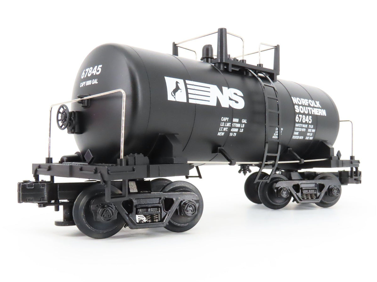 O Gauge 3-Rail MTH 20-9600L NS Norfolk Southern 8,000 Gallon Tank Car #67845