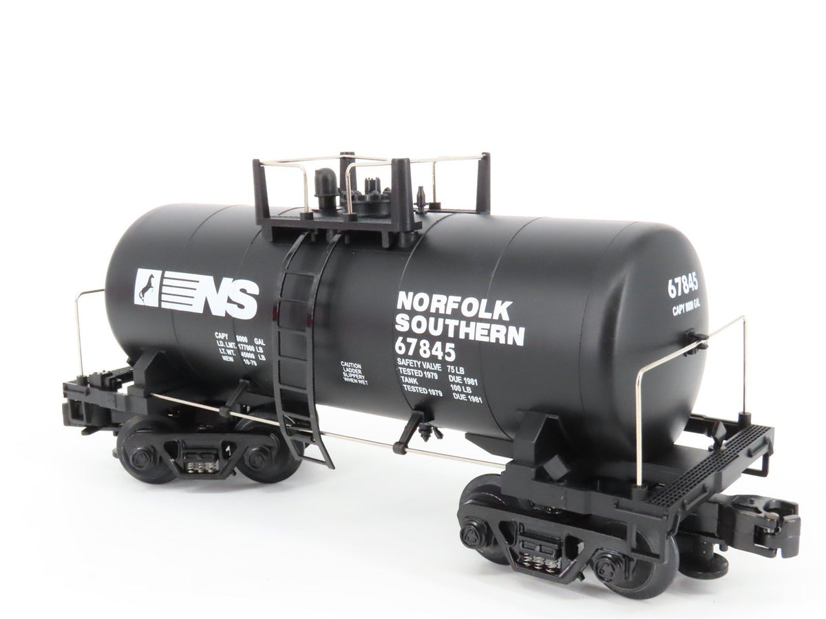 O Gauge 3-Rail MTH 20-9600L NS Norfolk Southern 8,000 Gallon Tank Car #67845