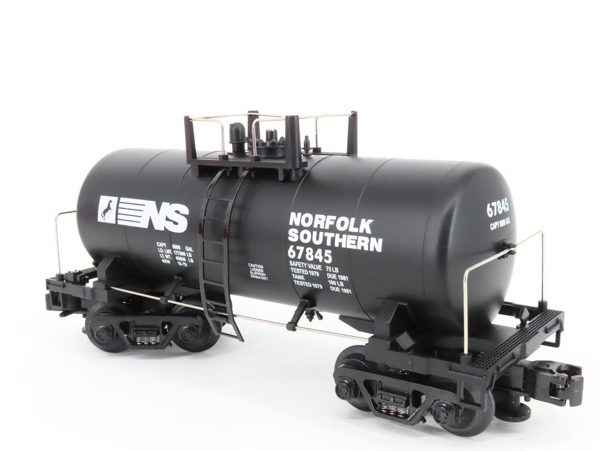 O Gauge 3-Rail MTH 20-9600L NS Norfolk Southern 8,000 Gallon Tank Car #67845
