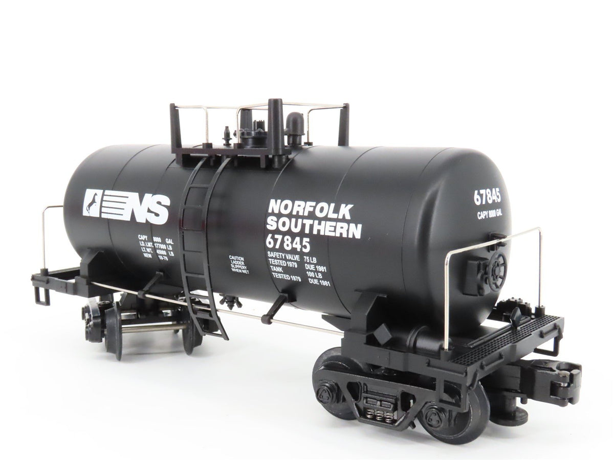 O Gauge 3-Rail MTH 20-9600L NS Norfolk Southern 8,000 Gallon Tank Car #67845