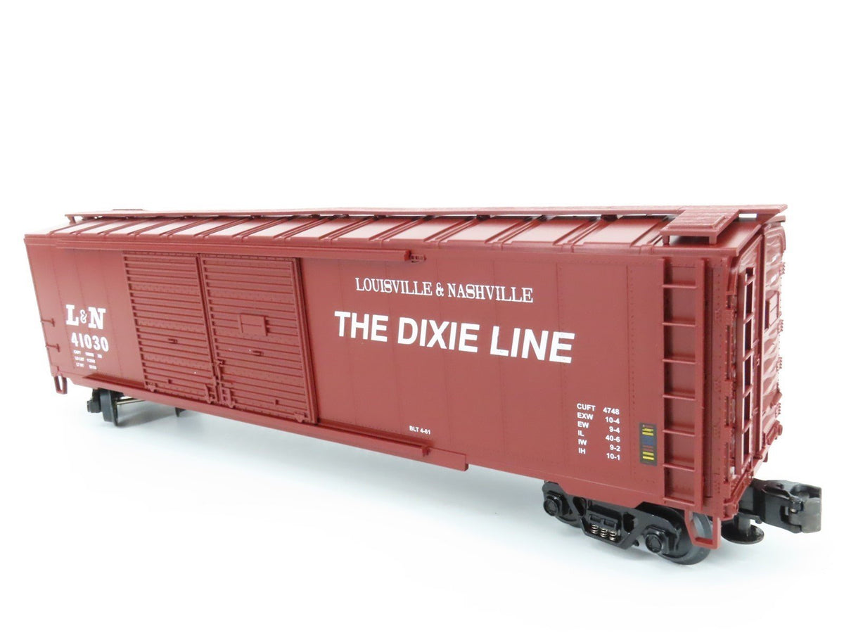 O Gauge 3-Rail MTH 20-93013 L&amp;N &quot;Dixie Line&quot; 50&#39; Double Door Box Car #41030