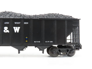 O Gauge 3-Rail MTH 20-97408 N&W Norfolk & Western 4-Bay Hopper #131410 w/ Load