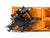 O Gauge 3-Rail MTH 20-97200 WDLX Waddell Coal 2-Bay Fishbelly Hopper #107 w/Load