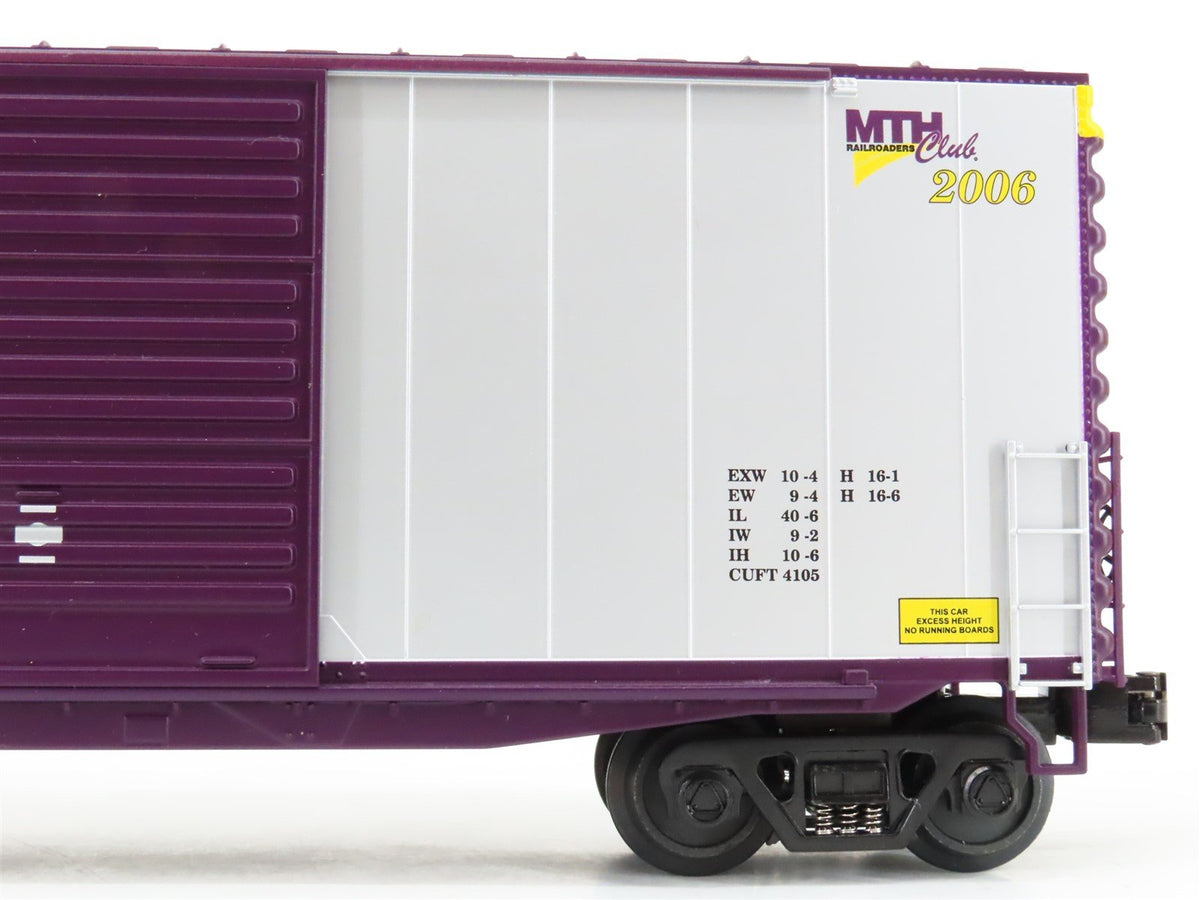 O27 Gauge 3-Rail MTH RailKing 30-74347 MTHRRC 2006 40&#39; Hi-Cube Box Car