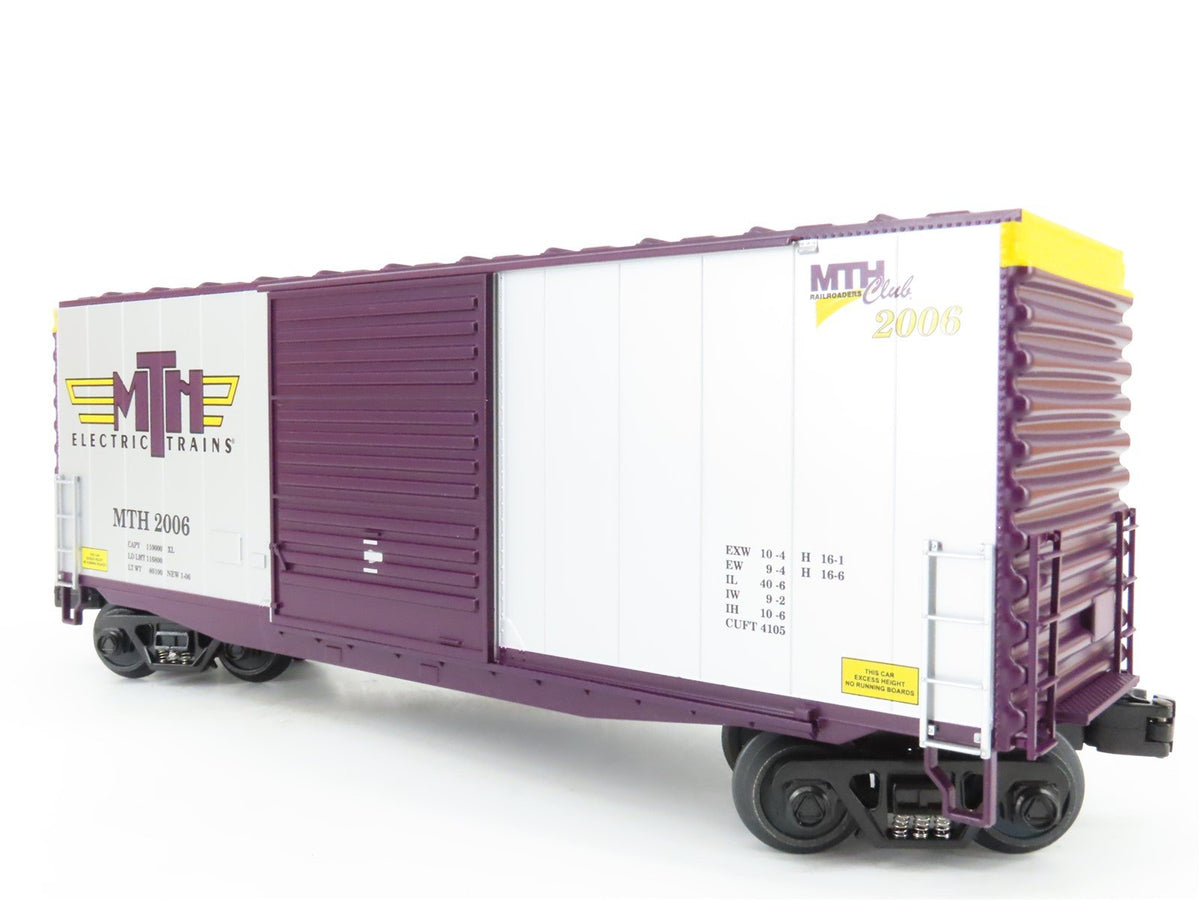 O27 Gauge 3-Rail MTH RailKing 30-74347 MTHRRC 2006 40&#39; Hi-Cube Box Car