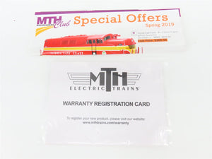 O Gauge 3-Rail MTH 20-97909 B&LE 