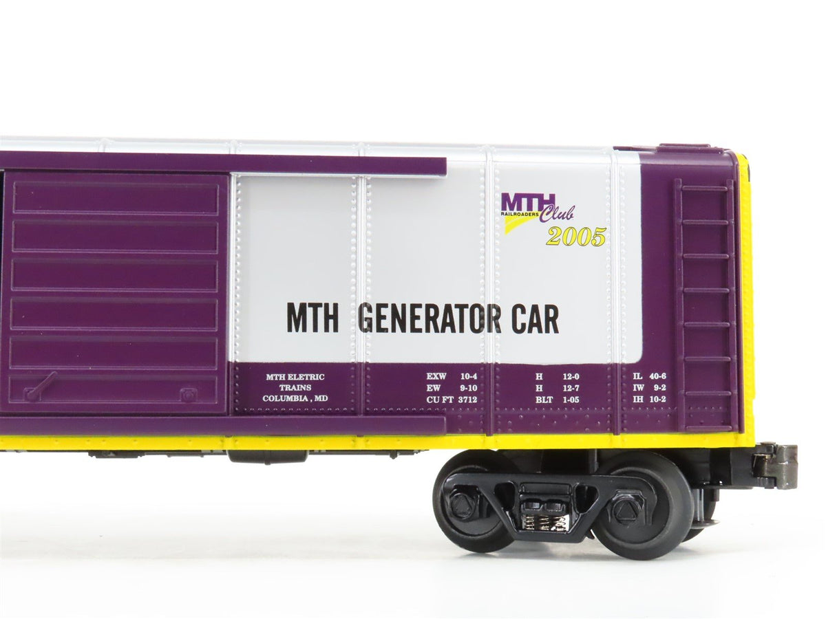 O Gauge 3-Rail MTH RailKing 30-74223 Round Roof Box Car #2005 w/ Generator Load