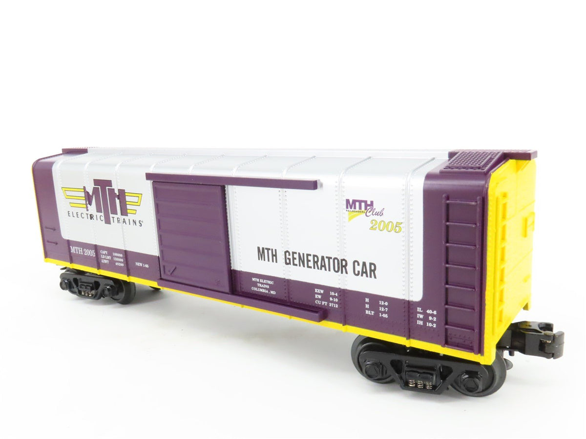 O Gauge 3-Rail MTH RailKing 30-74223 Round Roof Box Car #2005 w/ Generator Load