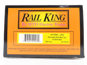 O Gauge 3-Rail MTH RailKing 30-74223 Round Roof Box Car #2005 w/ Generator Load