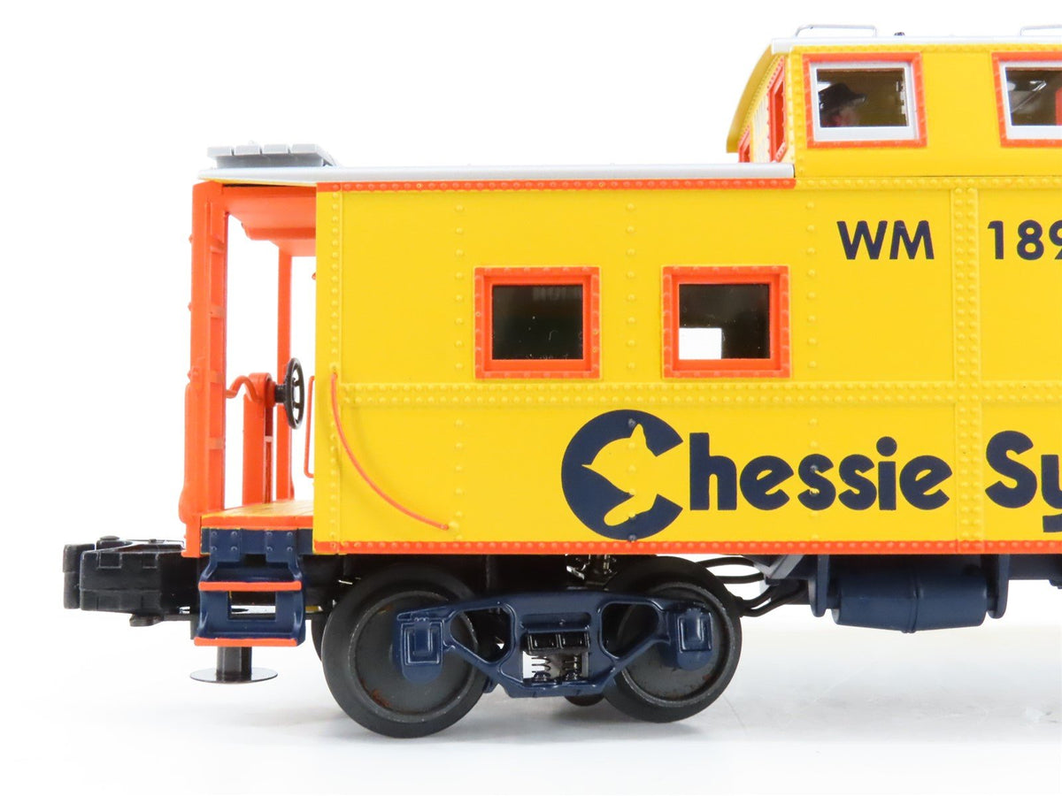O Gauge 3-Rail MTH 20-91263 WM Chessie System Center Cupola Steel Caboose #1893