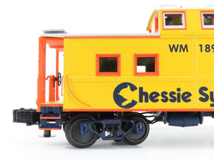 O Gauge 3-Rail MTH 20-91263 WM Chessie System Center Cupola Steel Caboose #1893