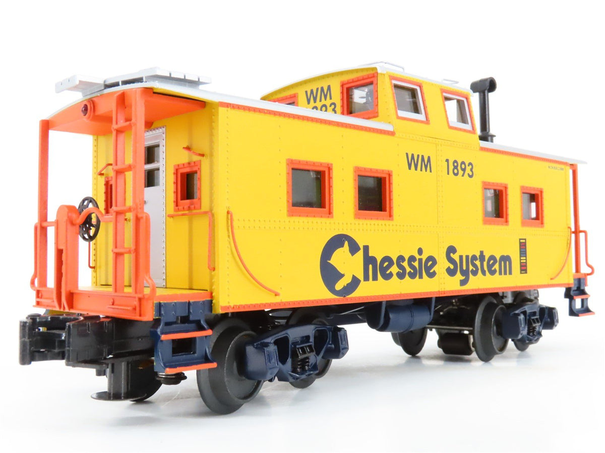 O Gauge 3-Rail MTH 20-91263 WM Chessie System Center Cupola Steel Caboose #1893