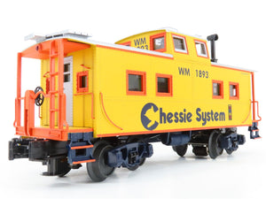 O Gauge 3-Rail MTH 20-91263 WM Chessie System Center Cupola Steel Caboose #1893