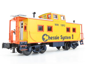 O Gauge 3-Rail MTH 20-91263 WM Chessie System Center Cupola Steel Caboose #1893
