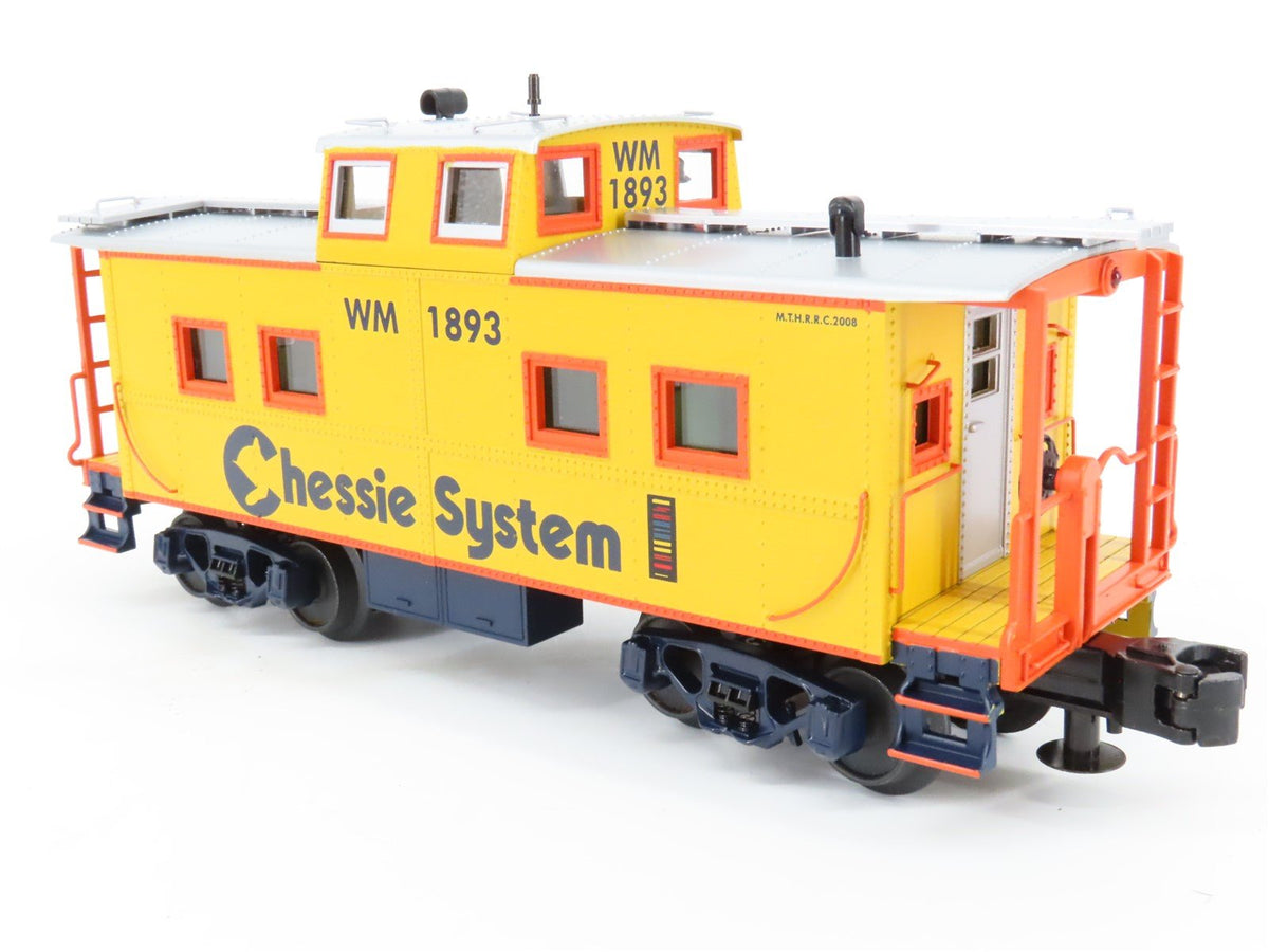 O Gauge 3-Rail MTH 20-91263 WM Chessie System Center Cupola Steel Caboose #1893